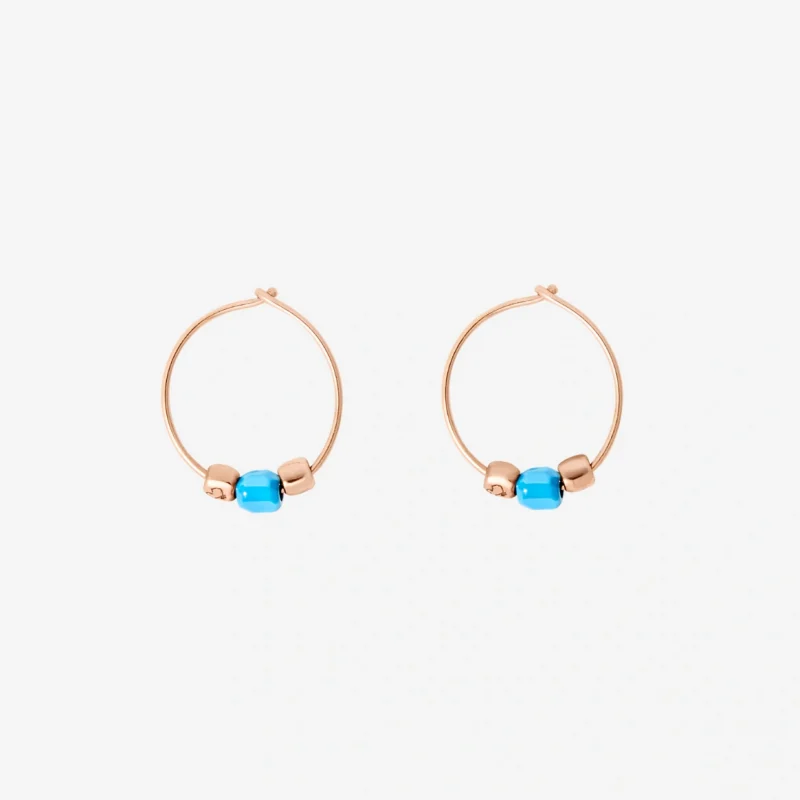 Orecchini Hoop Mini Granelli | Dodo