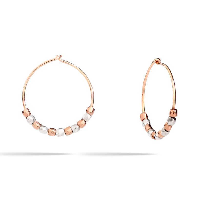 Orecchino Hoop Mini Granelli | Dodo