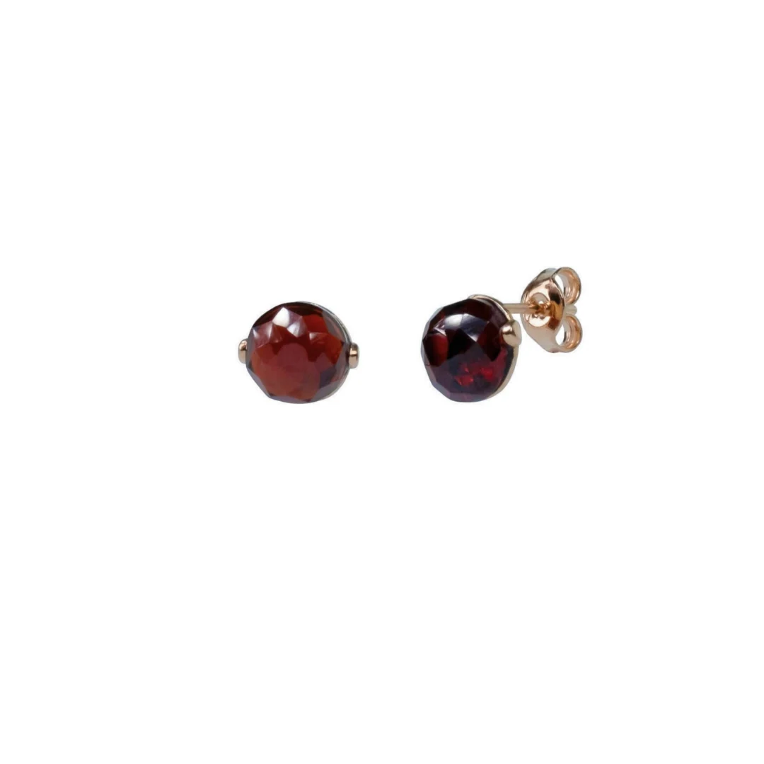 Orecchini Zabette in oro 18kt Granato | Mimí