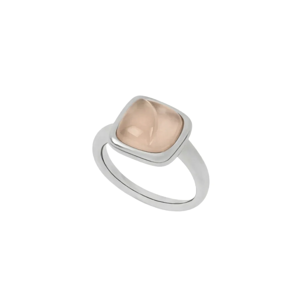 Anello Dune con quarzo rosa | Mimí