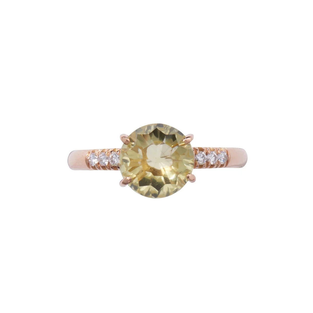 Anello Cherry Quarzo Lemon | Mimí