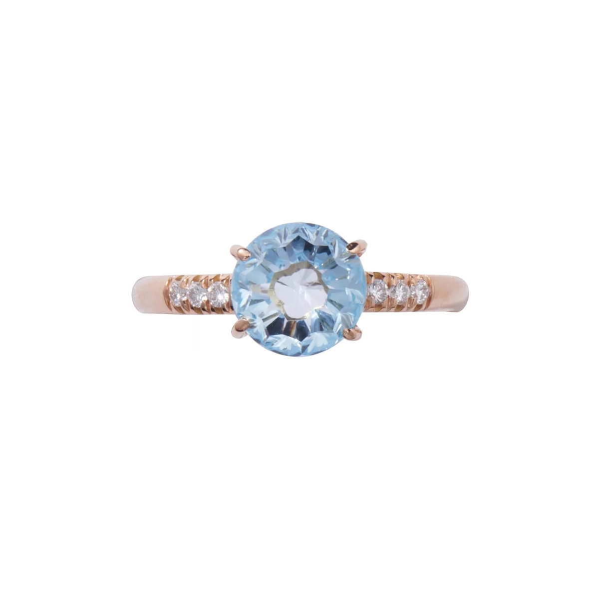 Anello Cherry Topazio azzurro | Mimí