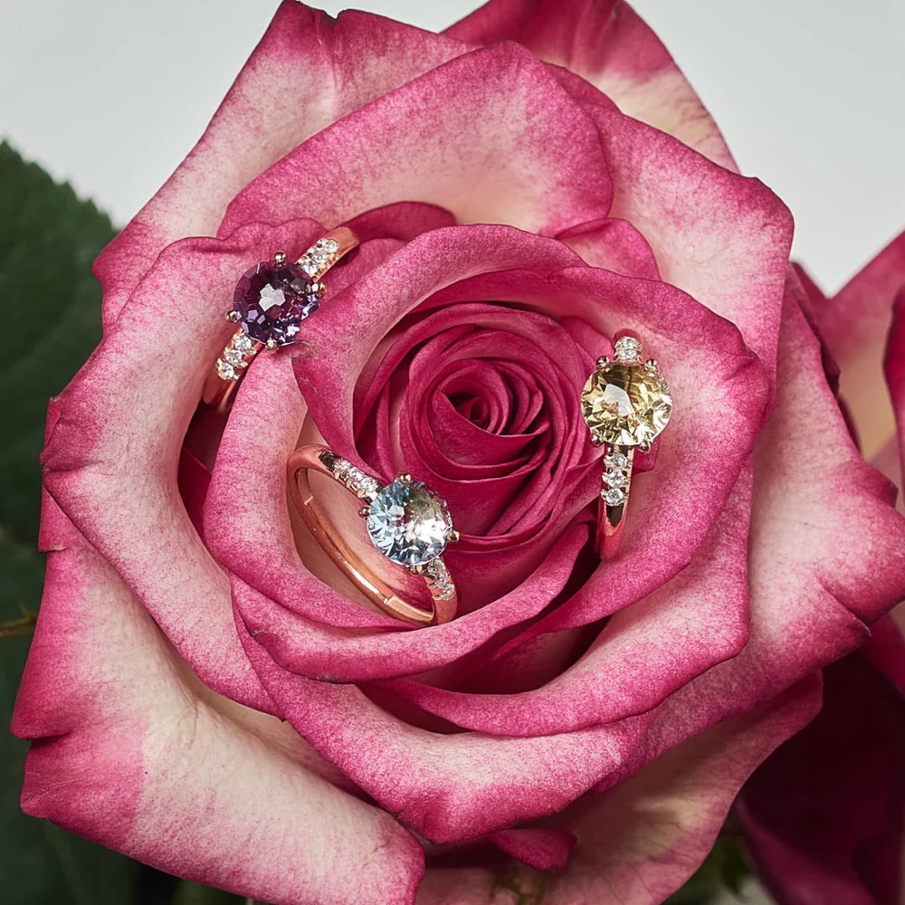 Anello Cherry Topazio azzurro | Mimí - immagine 2