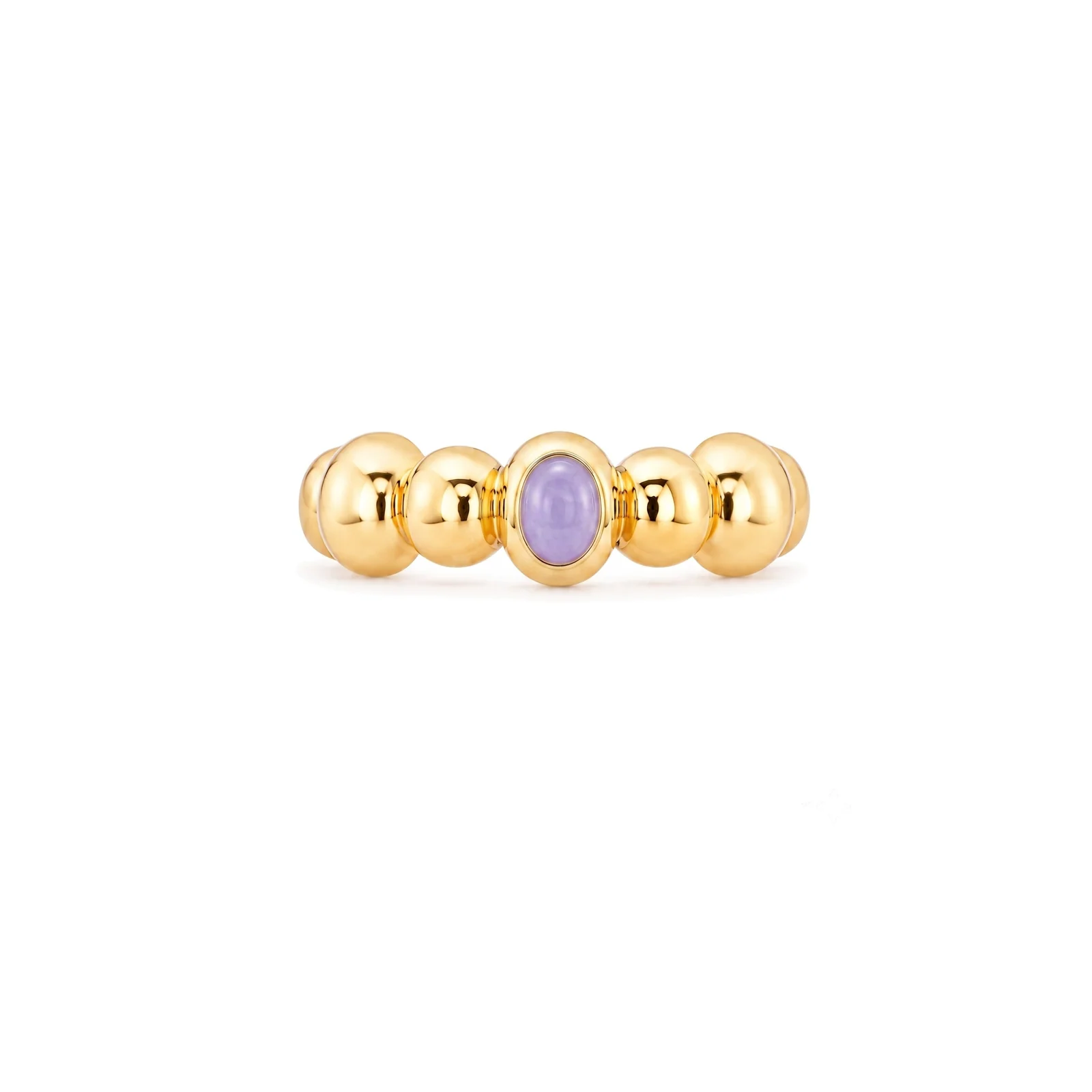 Anello Ritratto baby con giada lavanda | Les Lulú