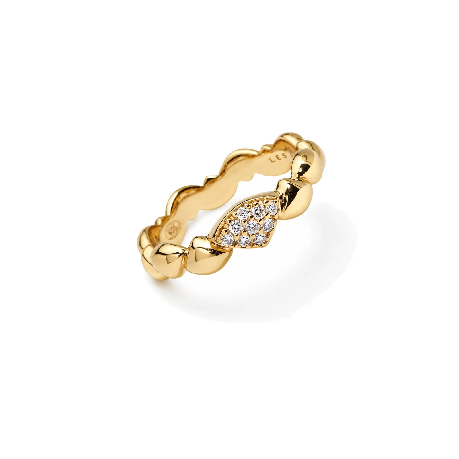Anello Vela con pavé di diamanti | Les Lulú